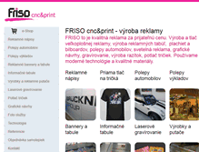 Tablet Screenshot of friso.sk