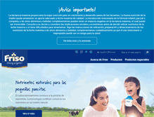 Tablet Screenshot of friso.com.mx