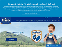 Tablet Screenshot of friso.com.vn
